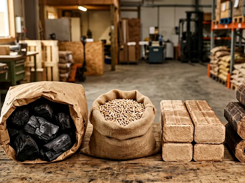 Ракурс 3: Топливные брикеты Pini Kay